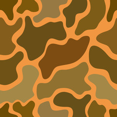 abstract vector chaotic spotted seamless pattern