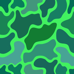 abstract vector chaotic spotted seamless pattern