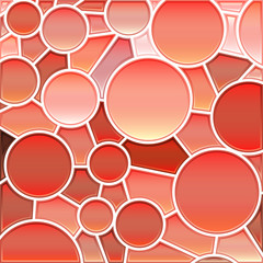 abstract vector stained-glass mosaic background