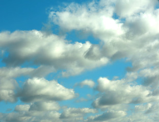Blue sky background