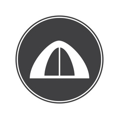 Obraz premium Travel tent icon