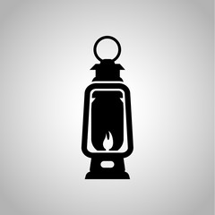Kerosene lamp icon