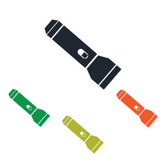 Travel flashlight icon