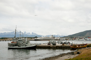 Fototapeta na wymiar Ushuaia Port - Argentina