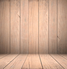 wooden floor and wall background 