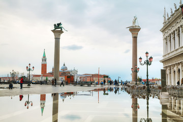 Fototapeta na wymiar San Marco square in Venice, Italy