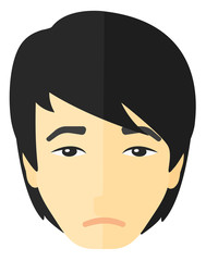 Young depressed man.