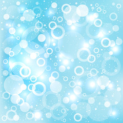 dream circles blue background