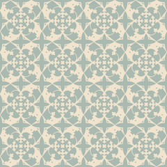 Elegant antique background image of royal cross flower pattern.
