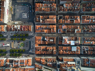 Top View of Baixa Chiado, Lisbon, Portugal © gustavofrazao