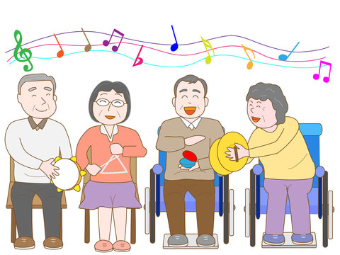 高齢者の演奏会
