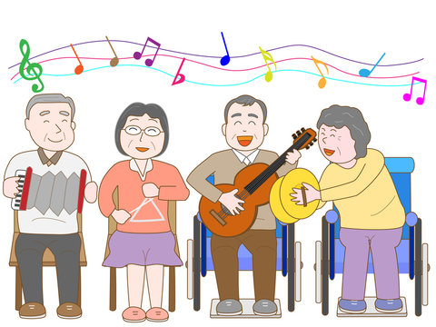 高齢者の演奏会