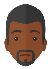 Young depressed man.