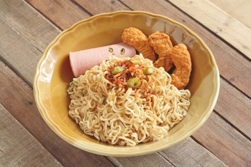 bowl of noodles
