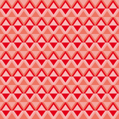 Geometric pattern with red diamonds