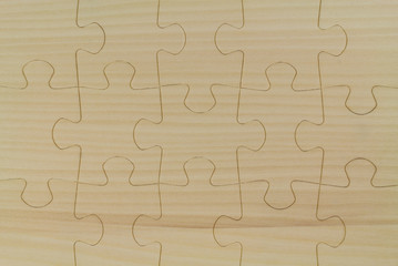 Puzzle aus Holz