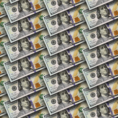 Dollars seamless background. 