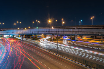 Fototapeta premium Street Expressway at night