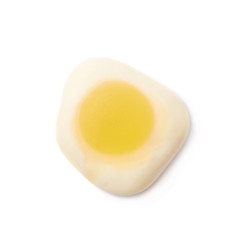 Scrambled egg shaped candy