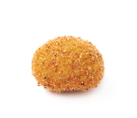 Spicy flavour crunchy nuts isolated