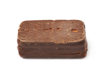 Chocolate coated waffle candy