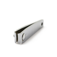 Steel nail clipper isolated