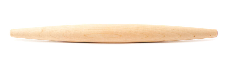 Wooden rolling-pin isolated