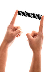 Smaller melancholy concept