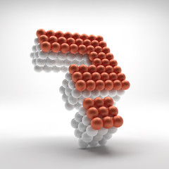 Question icon. Web design element. 3d vector illustration.