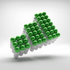 Diagram icon. Web sign. Design element. 3d vector illustration.