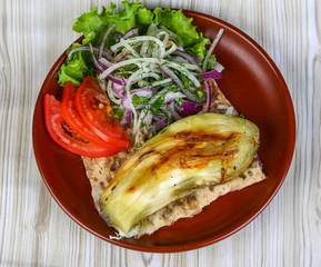 Grilled eggplant
