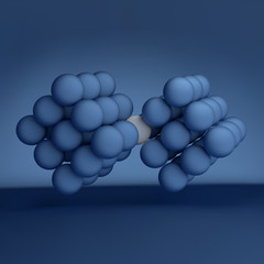 Business concept. 3d abstract vector illustration.