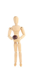 デッサン人形とチョコレート