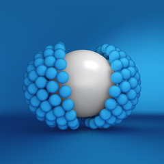 Sphere. 3d vector illustration.