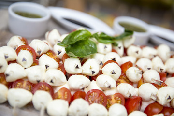 Mozzarella cheese with tomatoes © comondear