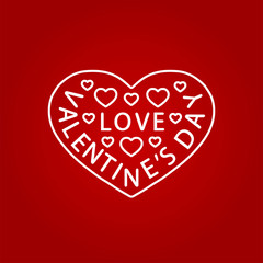 Happy Valentines day card