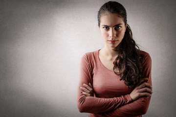 Obraz premium A serious girl