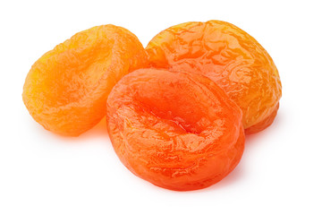 Naklejka na ściany i meble Dried apricots (kuraga) isolated
