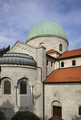 Fototapeta na wymiar Church of the Annunciation of Virgin Mary in Opatija. Croatia