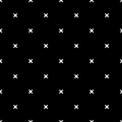 Elegant Minimalistic Black and White Seamless Pattern