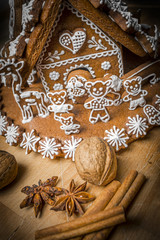 gingerbread house in detail