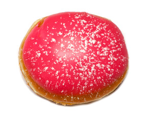 Pink glazed donut