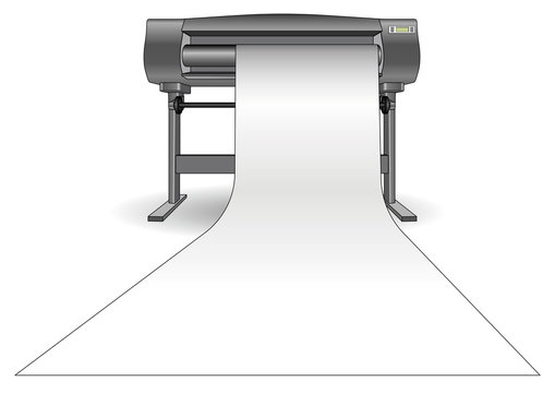 Plotter Printing Paper Horizontal