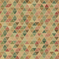 Geometric seamless pattern with &agrave; grunge texture