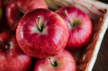 Apples in a basket