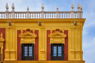 Fototapeta premium Palacio Episcopal de Málaga, Andalucía, España