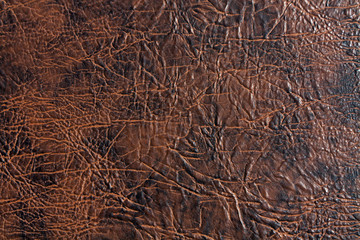 Brown and black artificial leather texture.