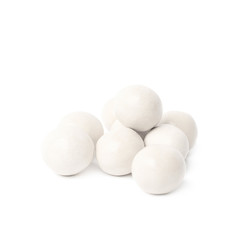 Pile of sugar coated balls 