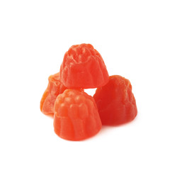 Raspberry shaped candy