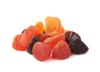 Pile of fruit shaped candies